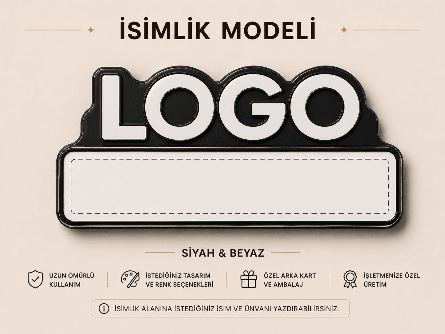 Logolu İsimlik(Adetli)